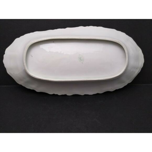 Old Ivory German Porcelain Relish Dish - Picture 4 of 9